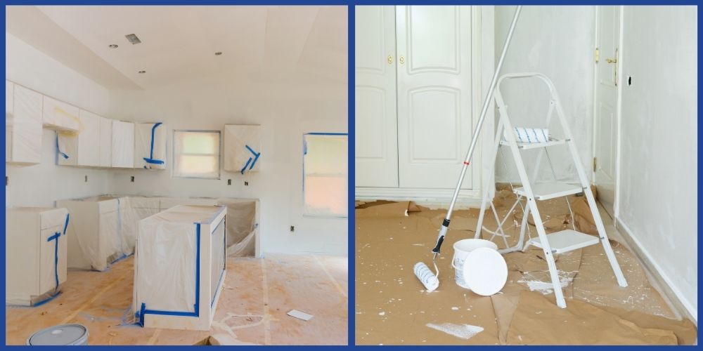 Căn hộ đang trong quá trình cải tạo