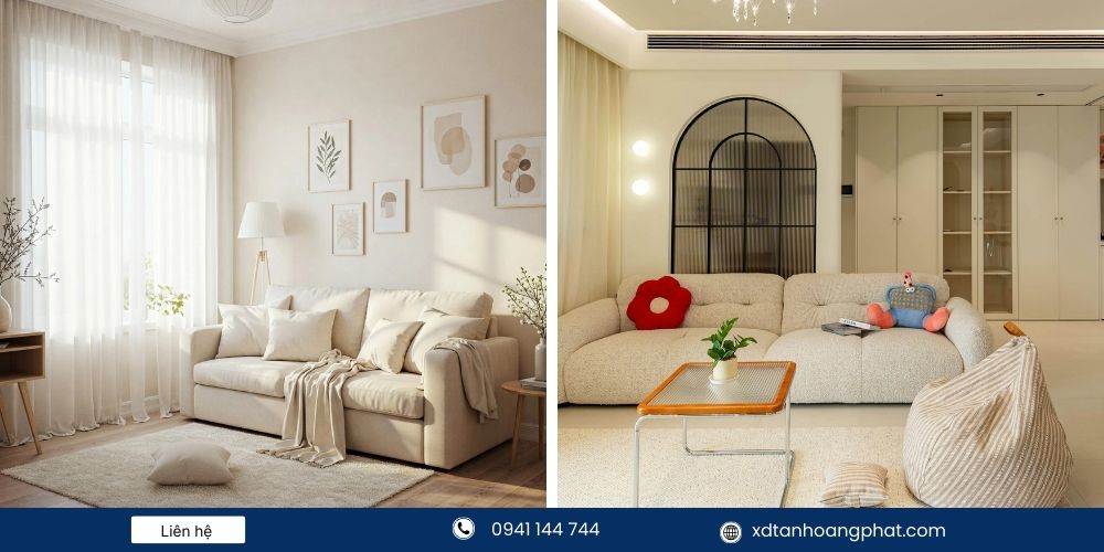 Sơn chống nóng màu kem