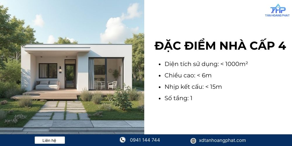 Đặc điểm nhà cấp 4