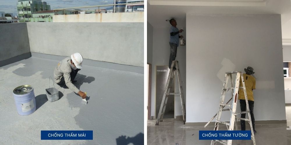 Thi công chống thấm nhà ở