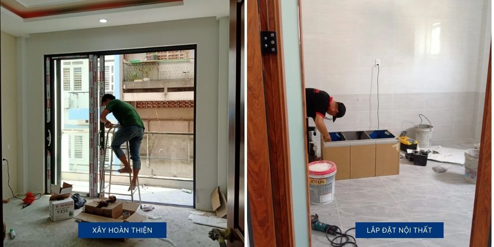 Quá trình xây dựng hoàn thiện