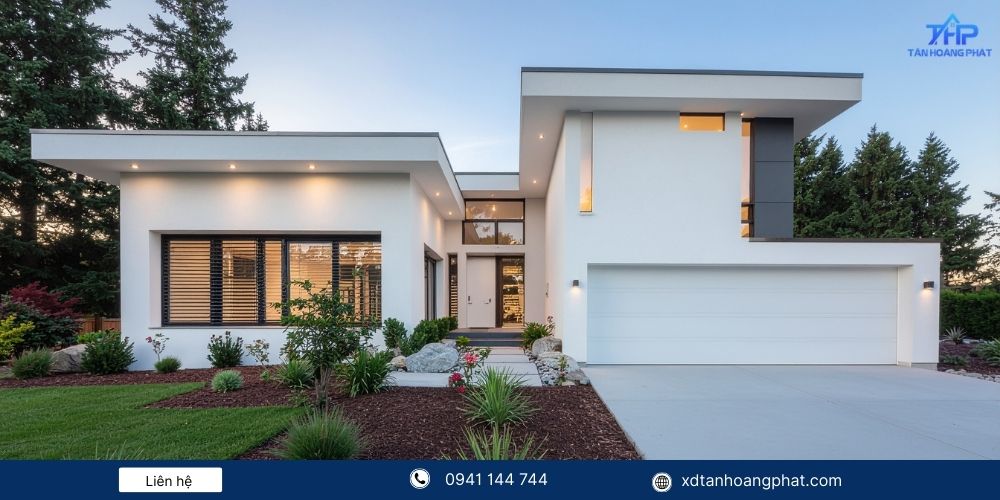 Biệt thự hiện đại 1 tầng