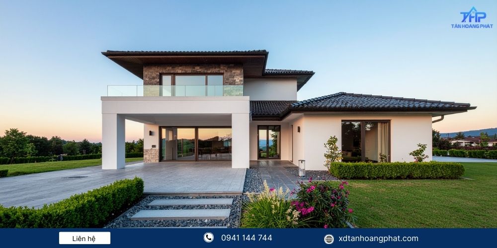 Biệt thự hiện đại 2 tầng