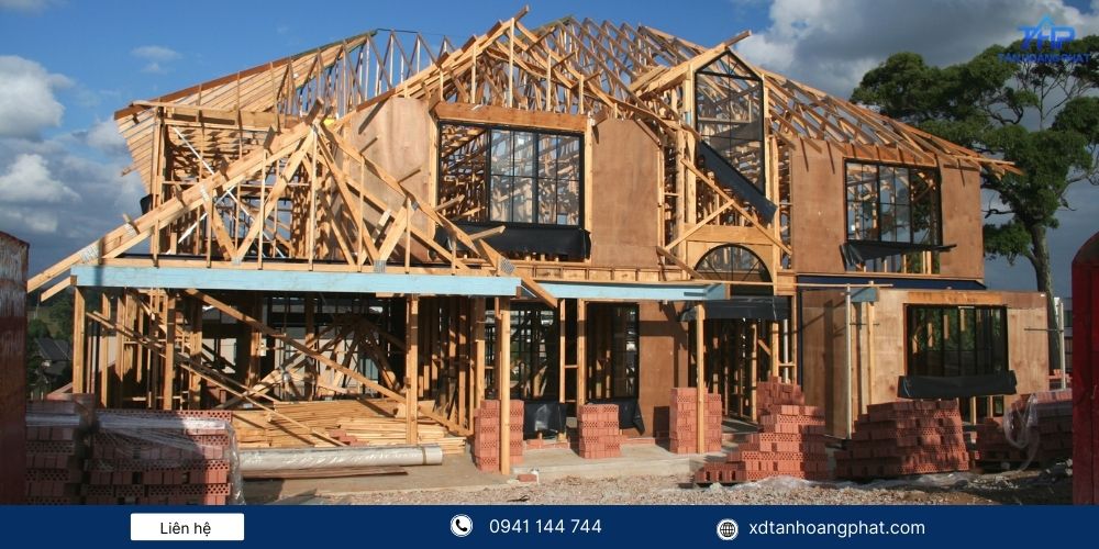 Xây dựng phần thô biệt thự