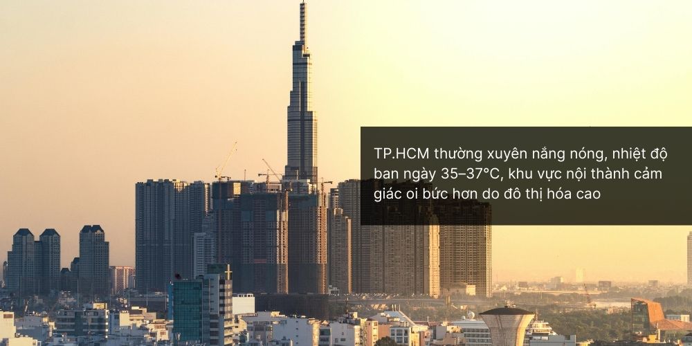 Khí hậu oi bức tại TP.HCM